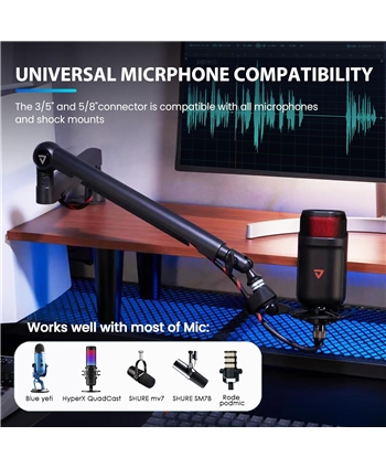 Suporte Microfone Thronmax Twist Boom Arm #1 - S6